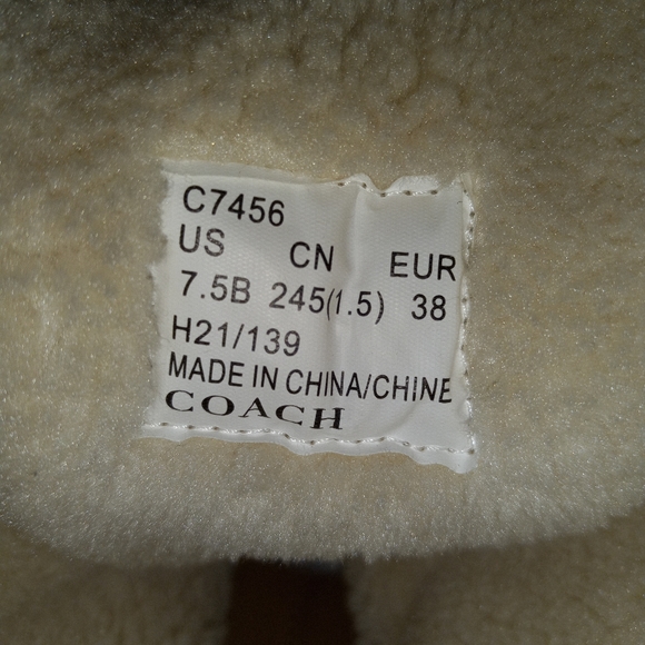 Coach Leona Shearling Boot - Picture 12 of 13